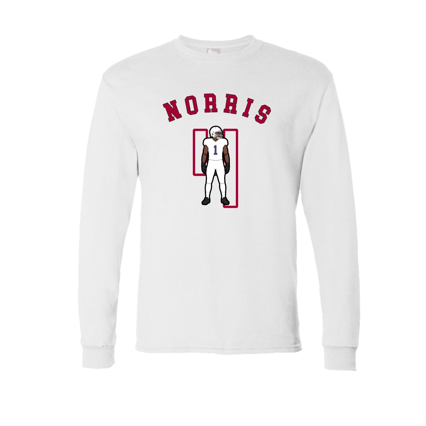Long Sleeve Tee — Shirsey Arch in White