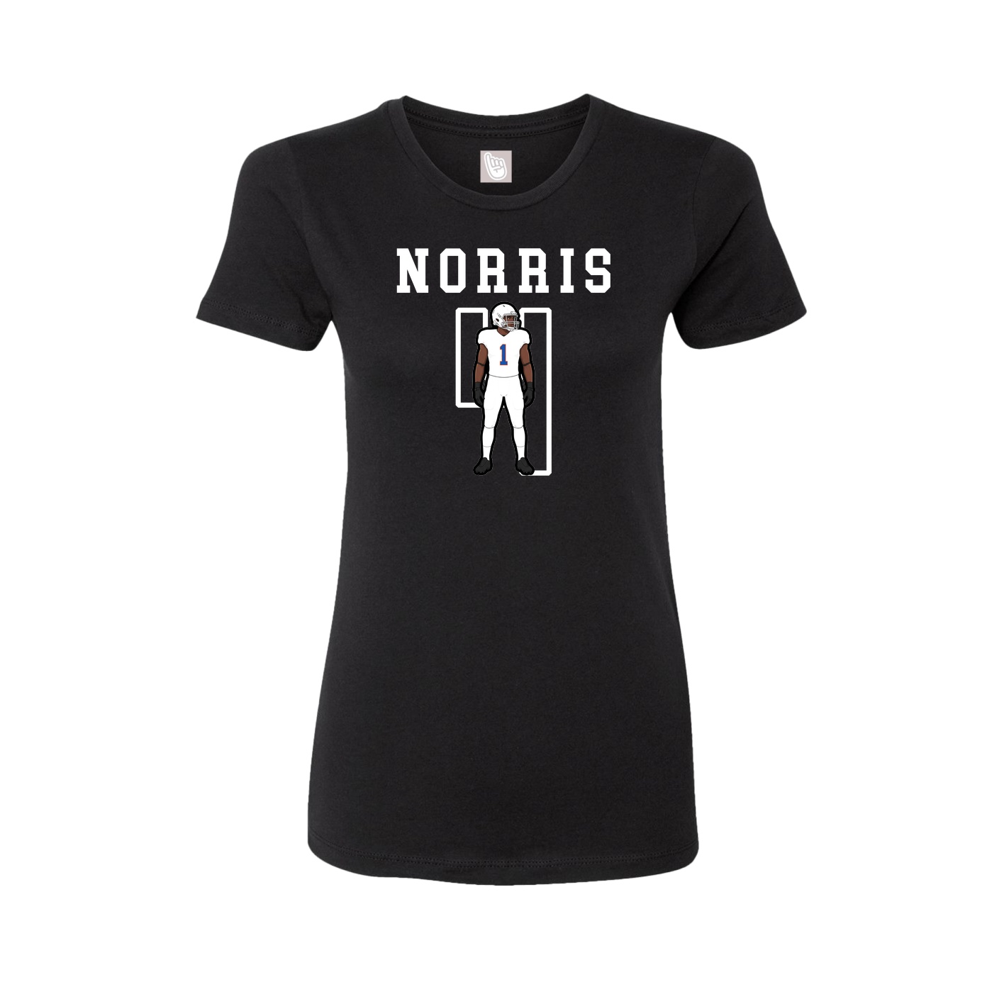 Fitted Women's Tee — Shirsey in Black