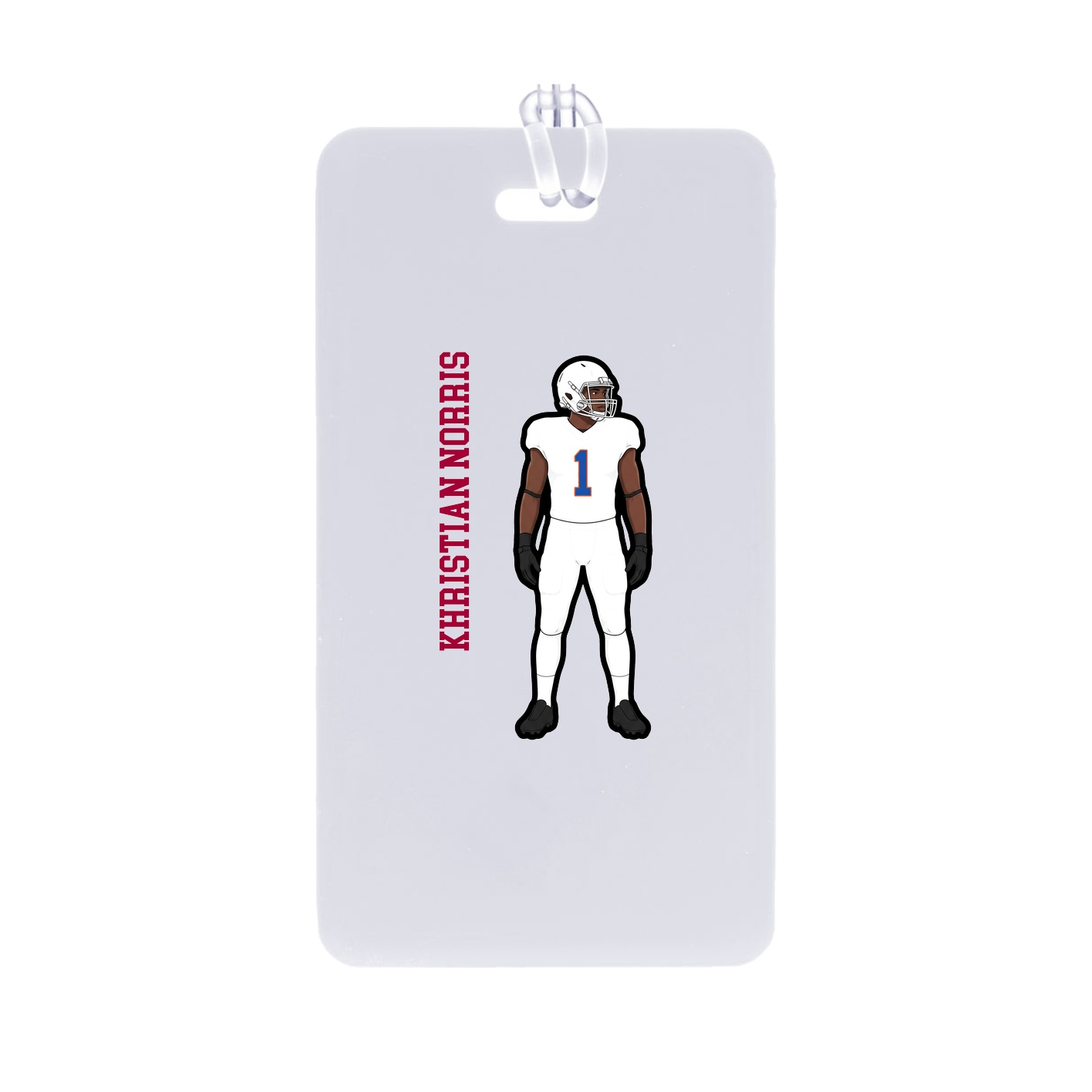 Bag Tag — Name Vertical in Classic