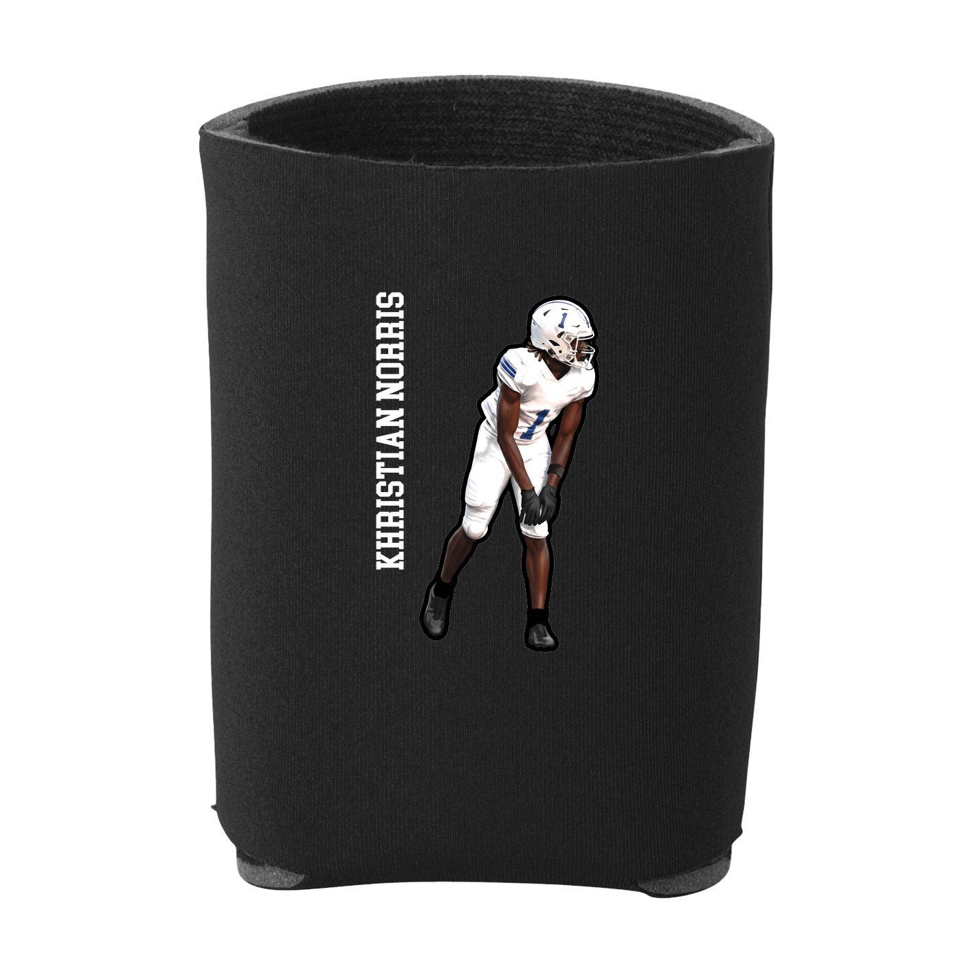Can Holder — Name Vertical in Black