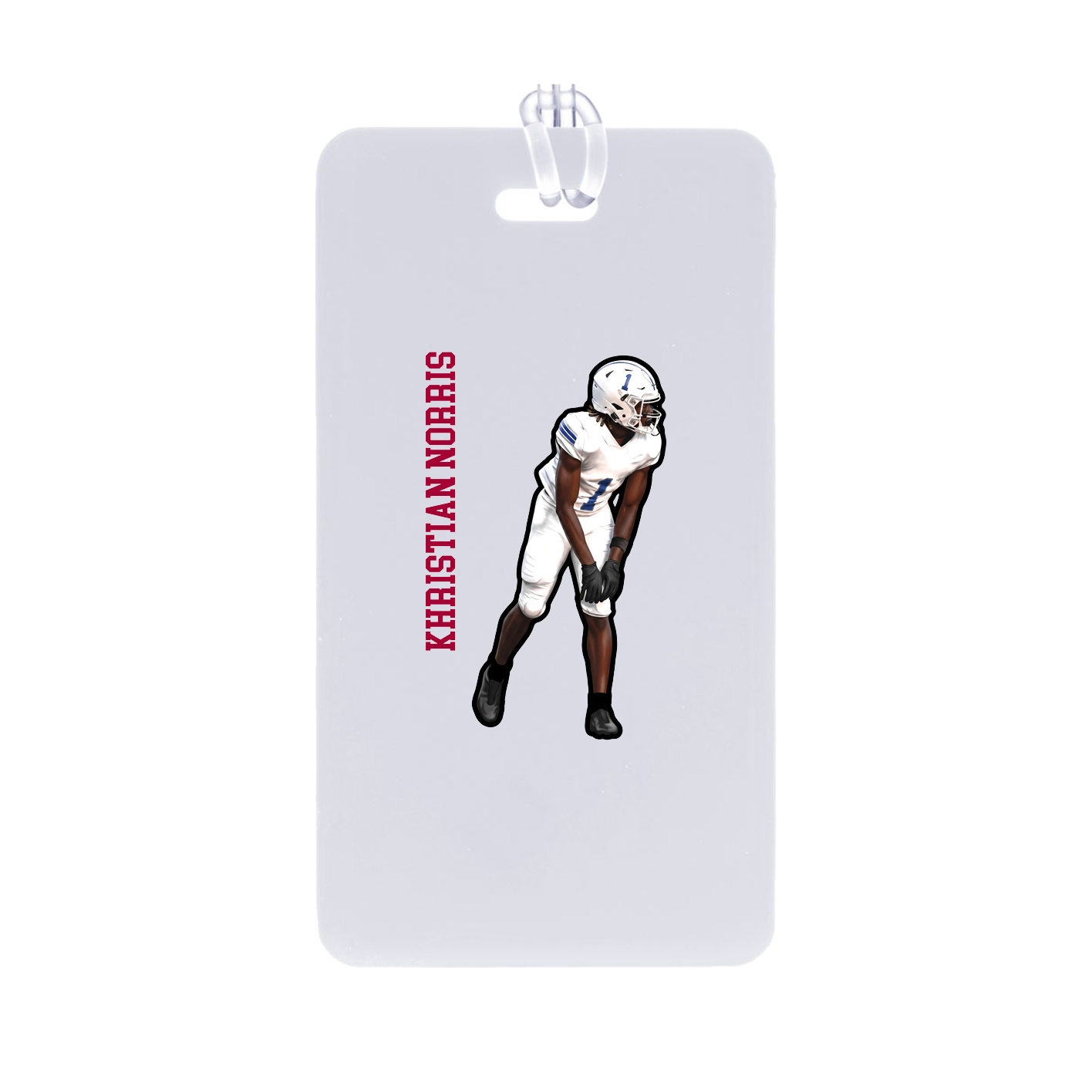 Bag Tag — Name Vertical in Classic