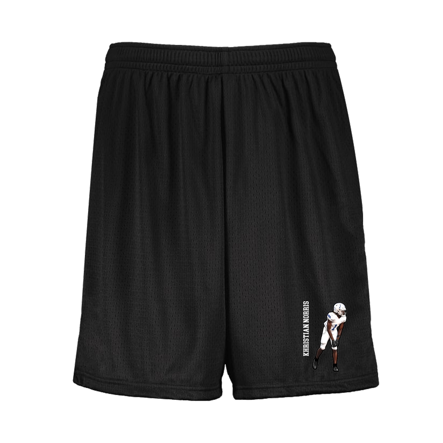 Shorts — Name Vertical in Black