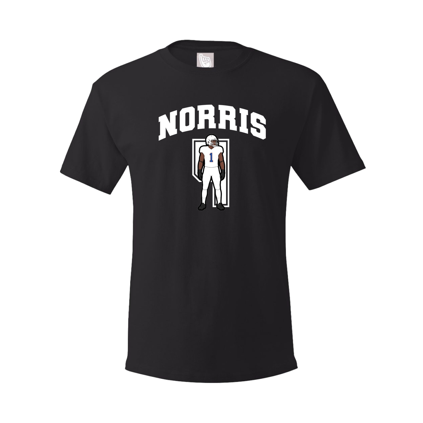 Youth Tee — Number in Black