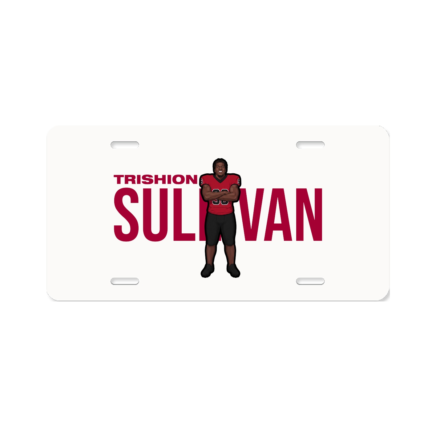 License Plate — Player Name in Classic