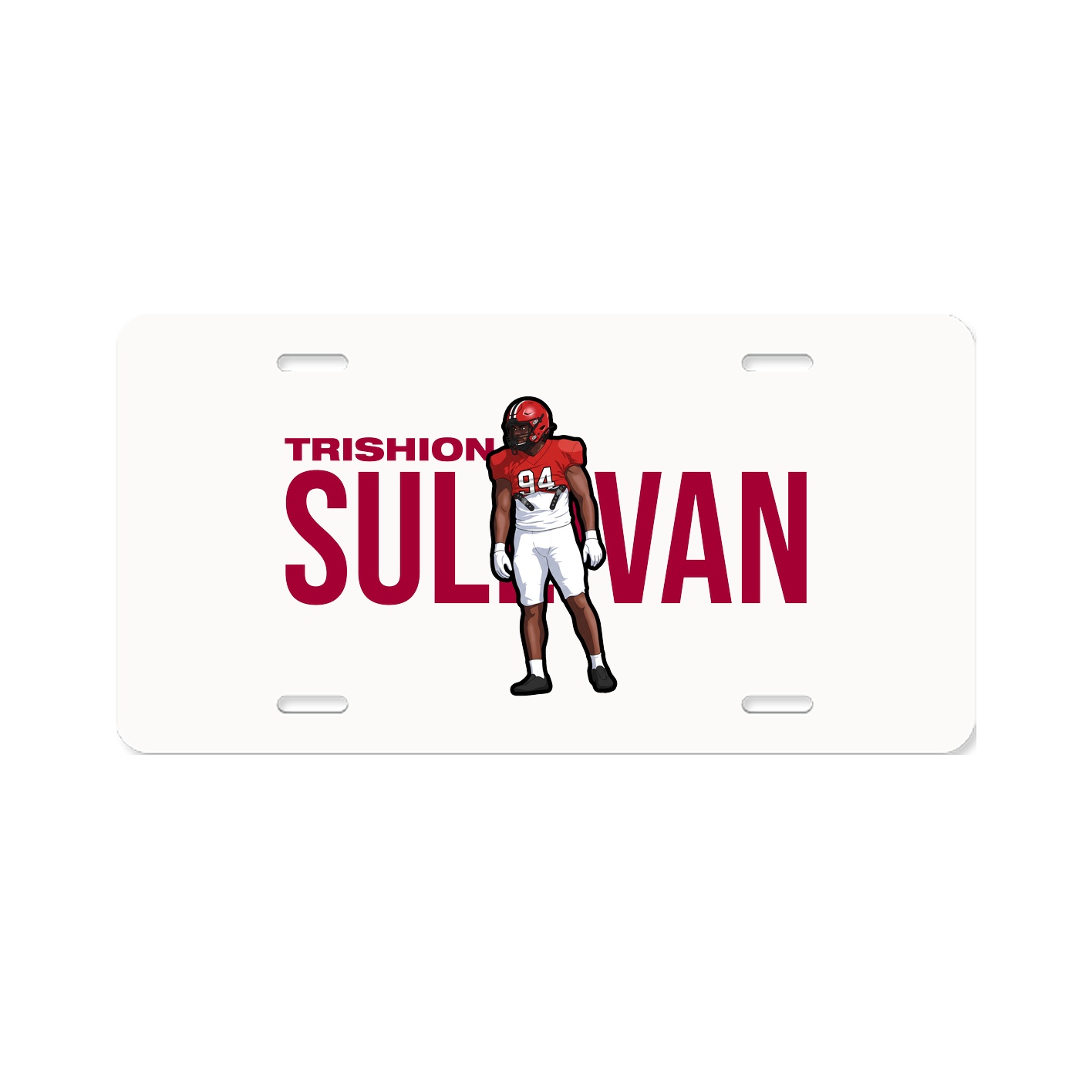 License Plate — Player Name in Classic