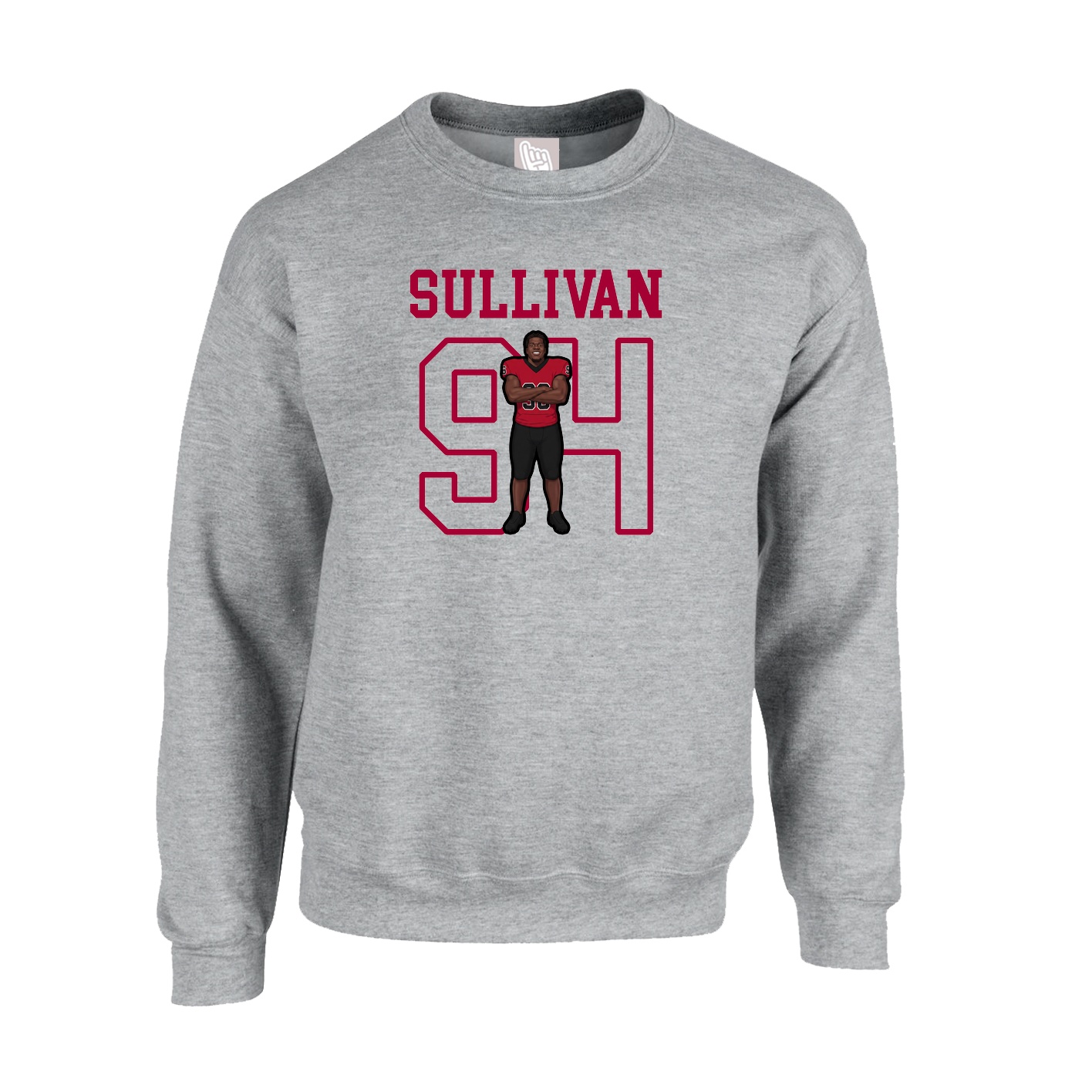 Fleece Crew — Shirsey in Grey