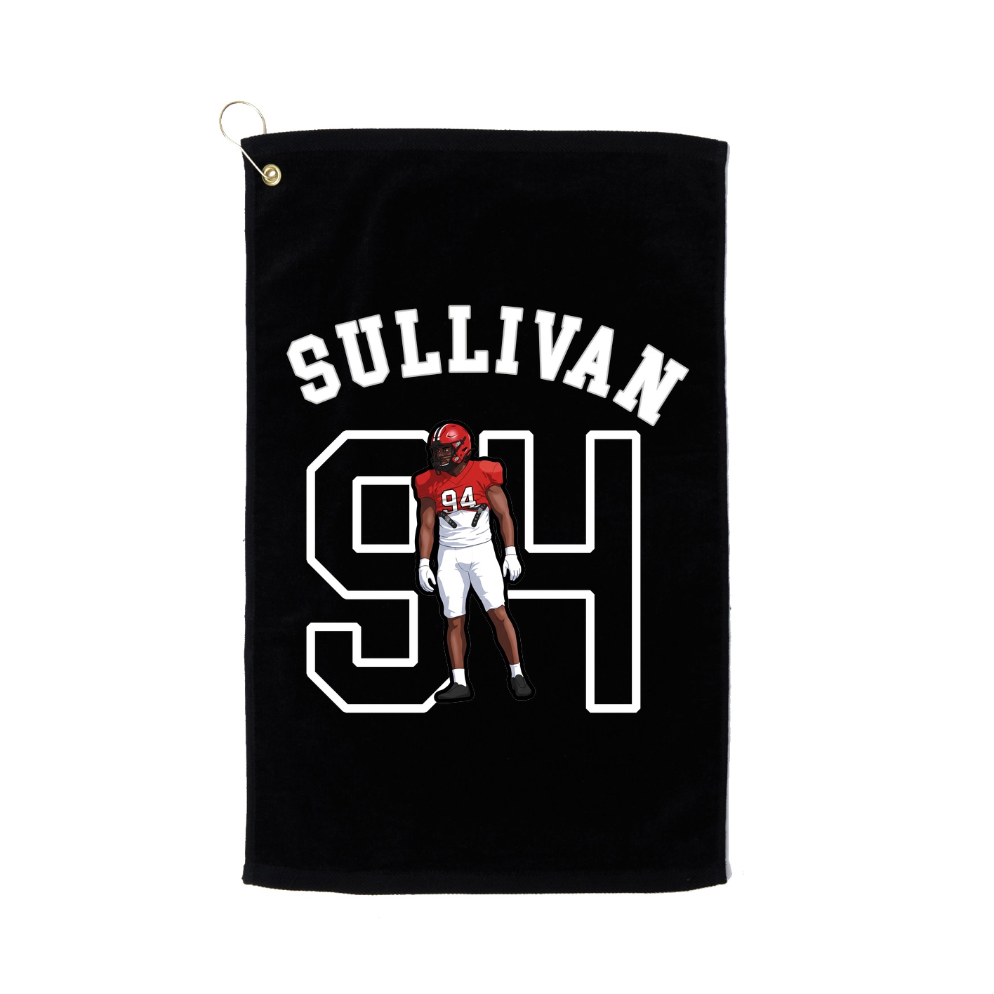 Golf Towel — Shirsey Arch in Black