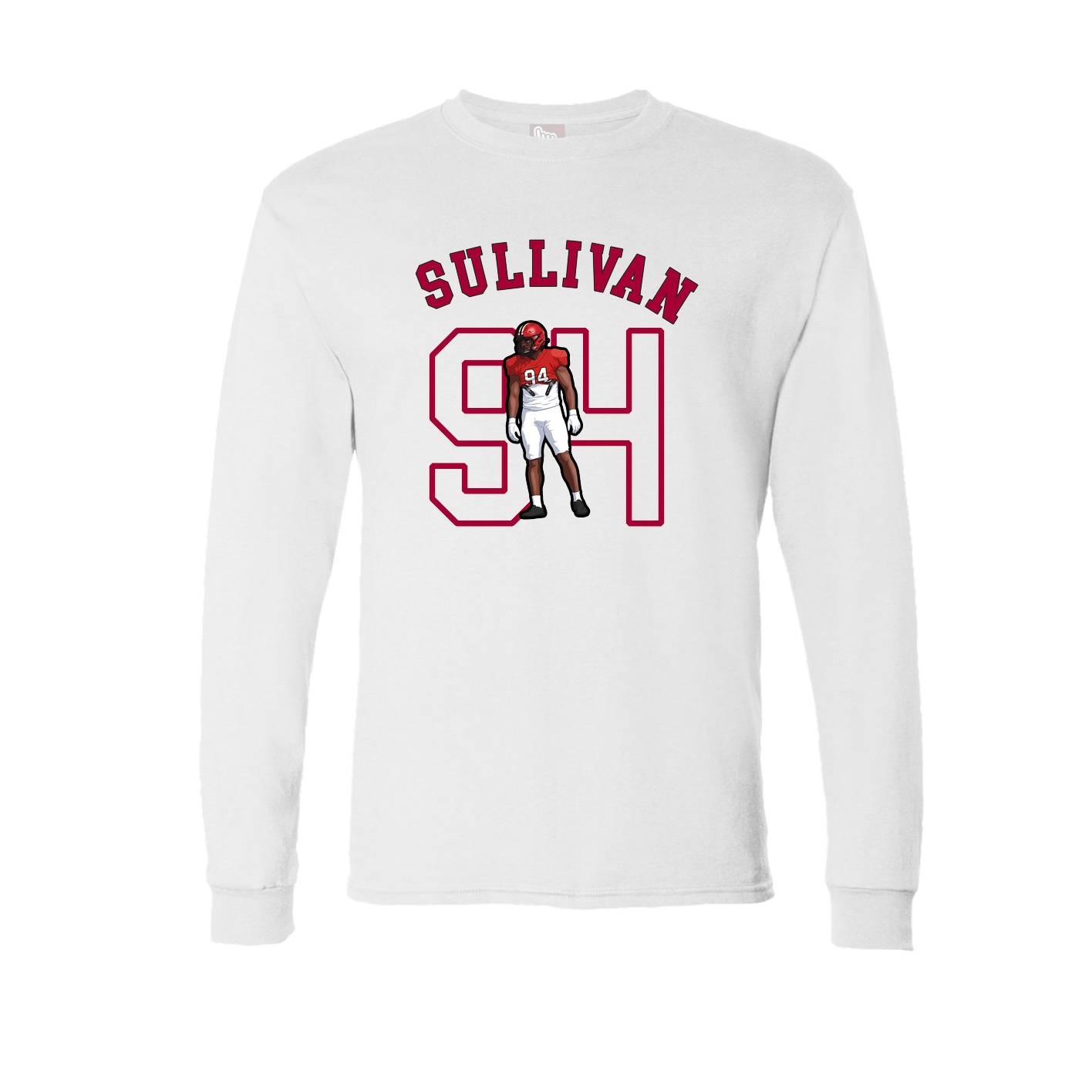 Long Sleeve Tee — Shirsey Arch in White