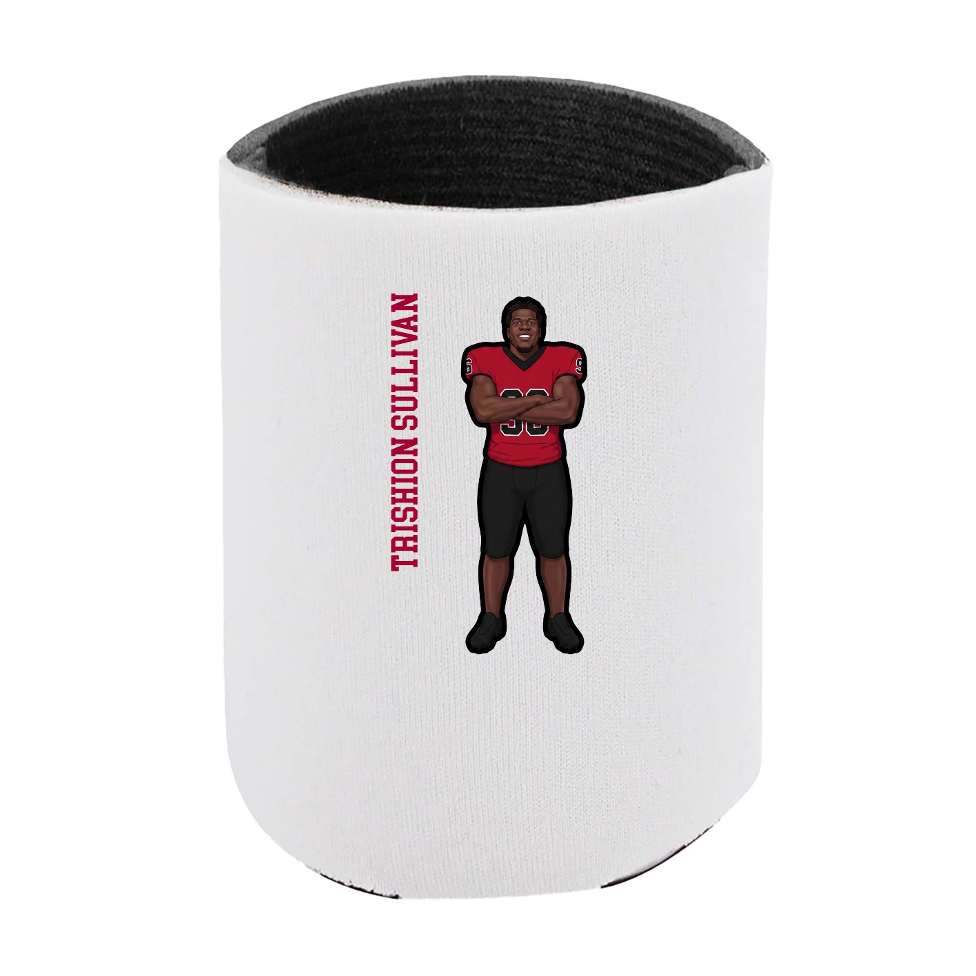 Can Holder — Name Vertical in White