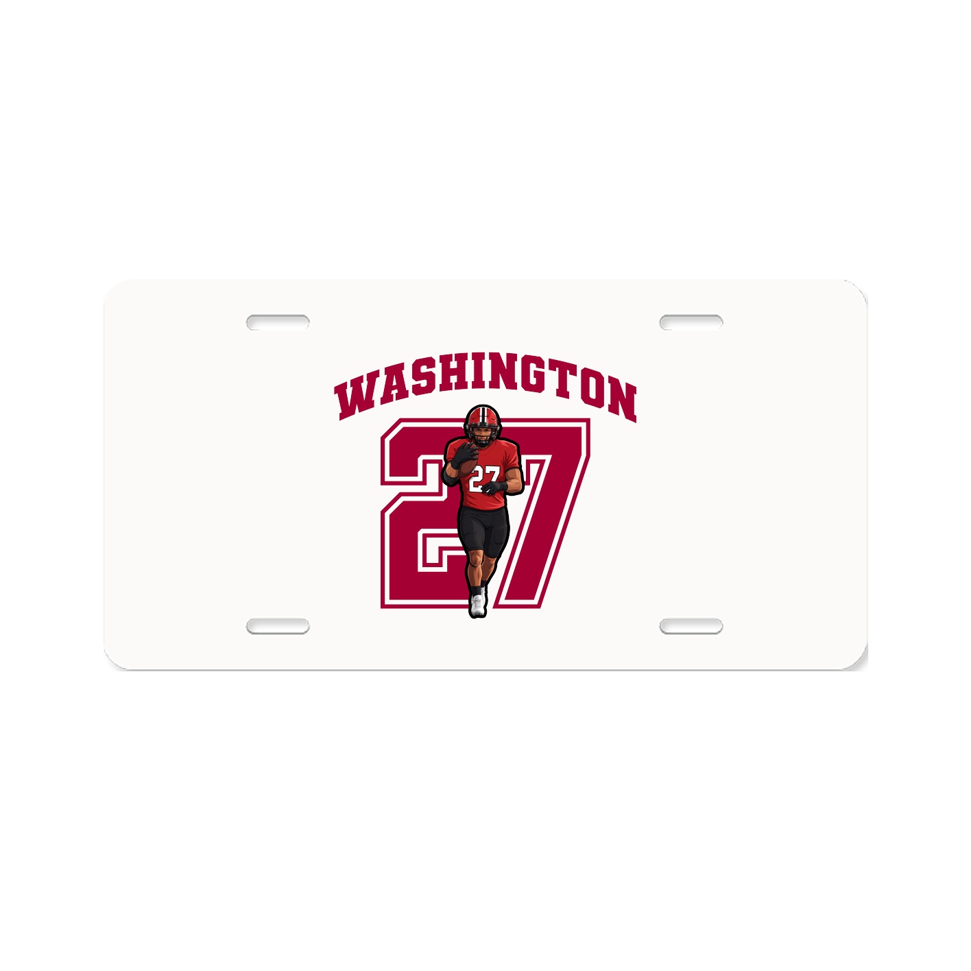 License Plate — Number in Classic