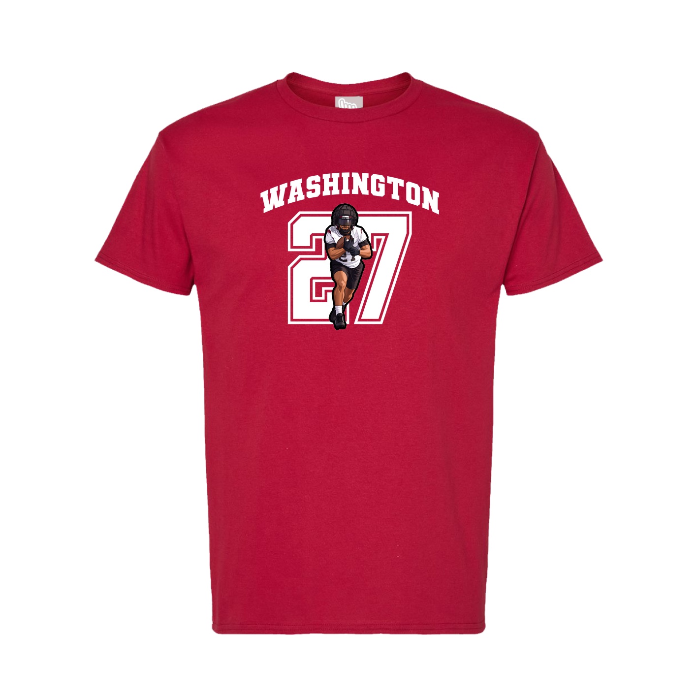 Tee — Number in Crimson