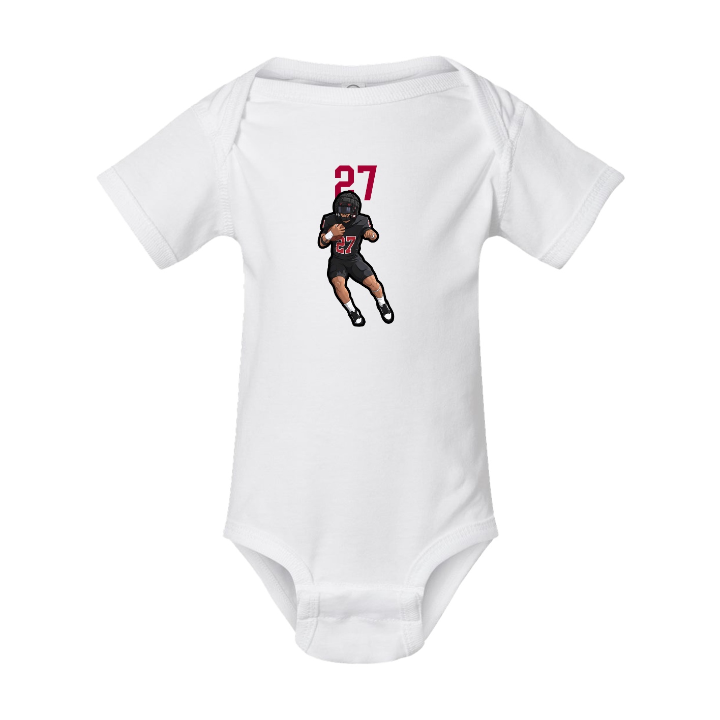 Baby Onesie — Number Top in White
