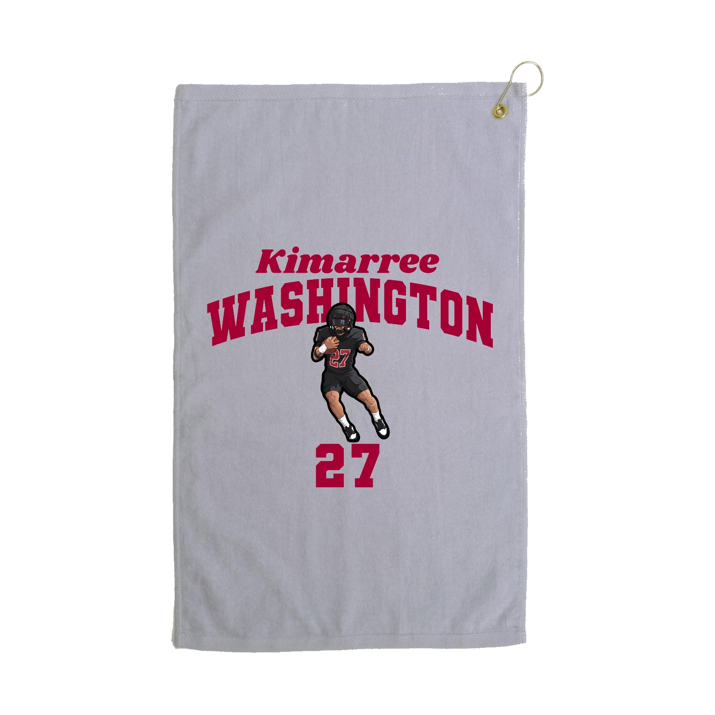 Golf Towel — Signature Arch in Grey