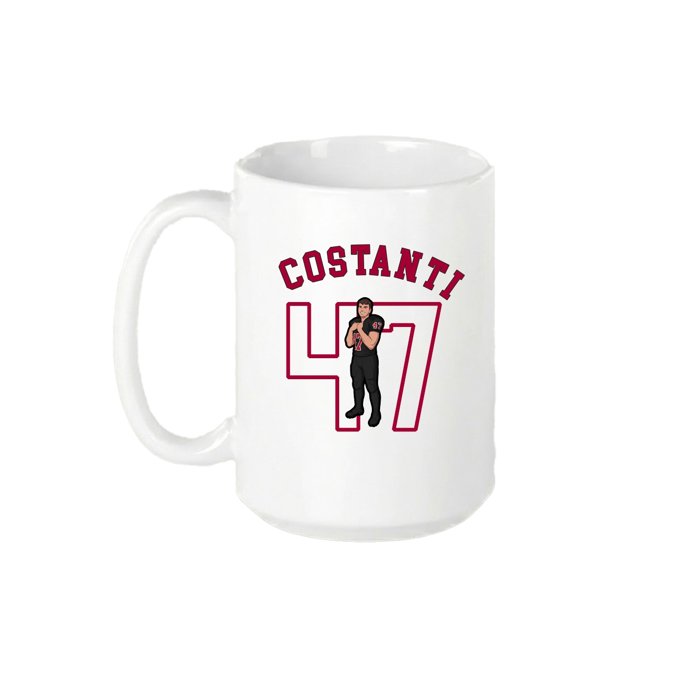 15oz Coffee Mug — Shirsey Arch in White