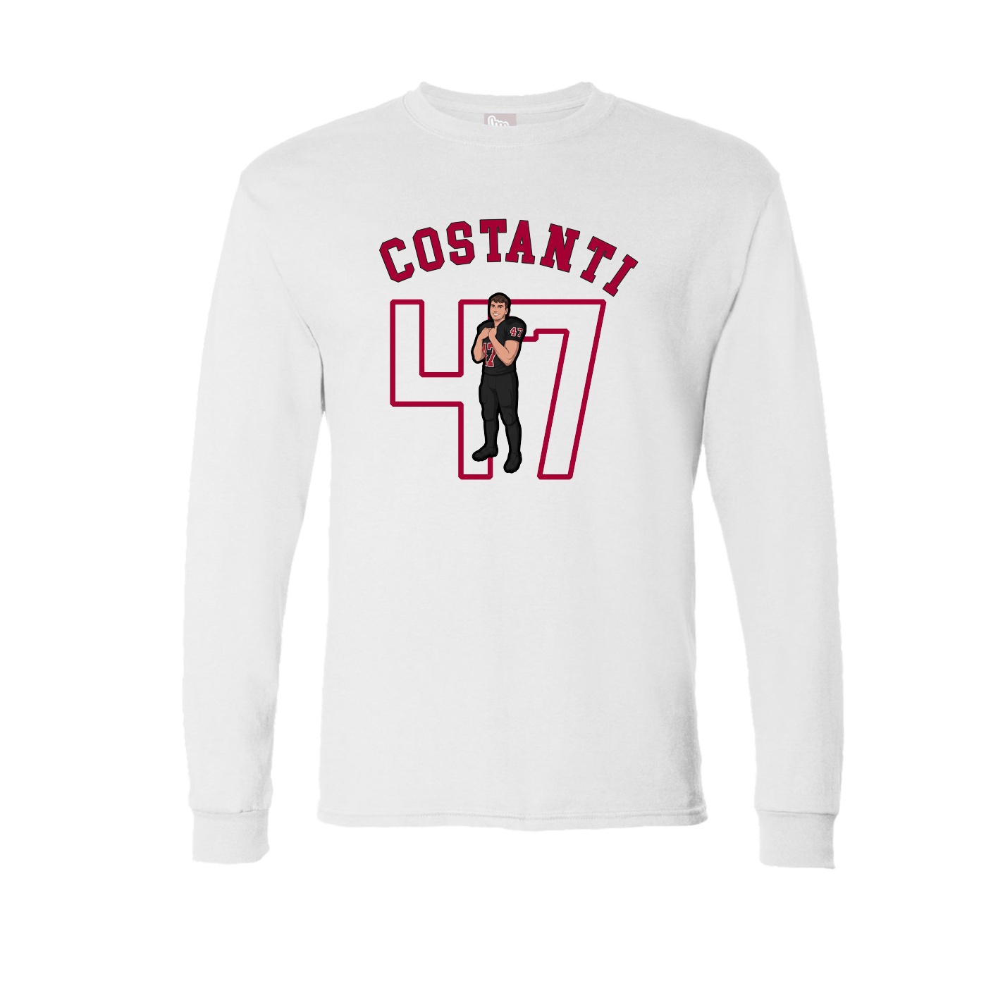 Long Sleeve Tee — Shirsey Arch in White