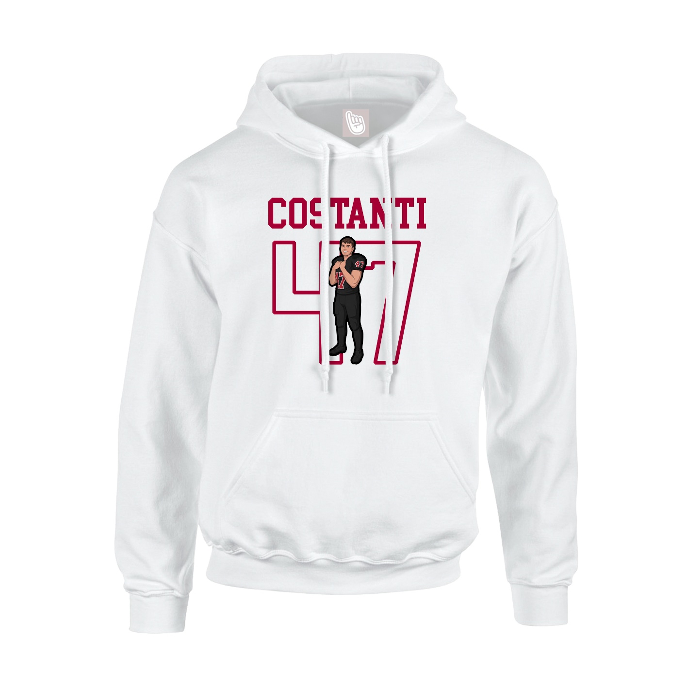 Youth Hoodie — Shirsey in White