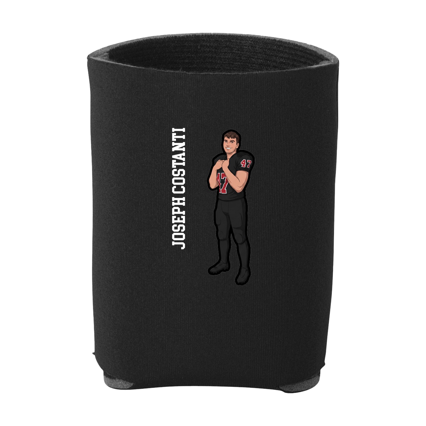 Can Holder — Name Vertical in Black
