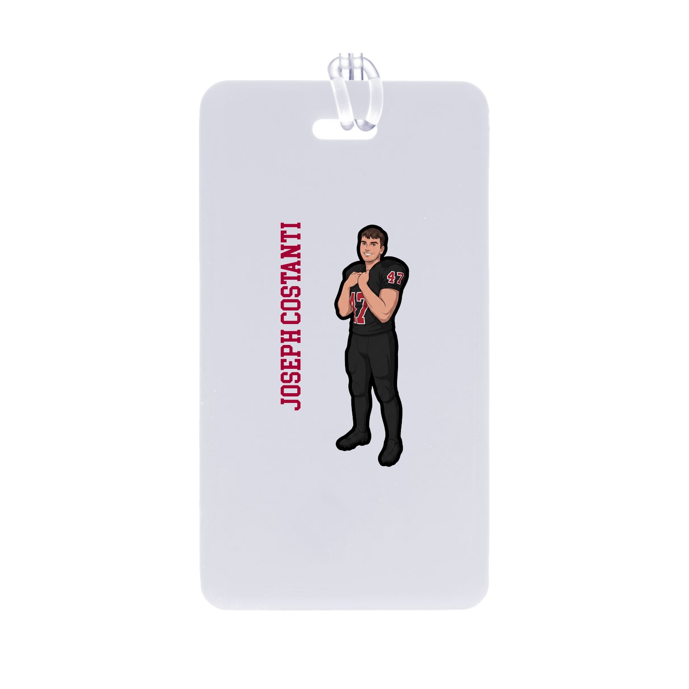 Bag Tag — Name Vertical in Classic