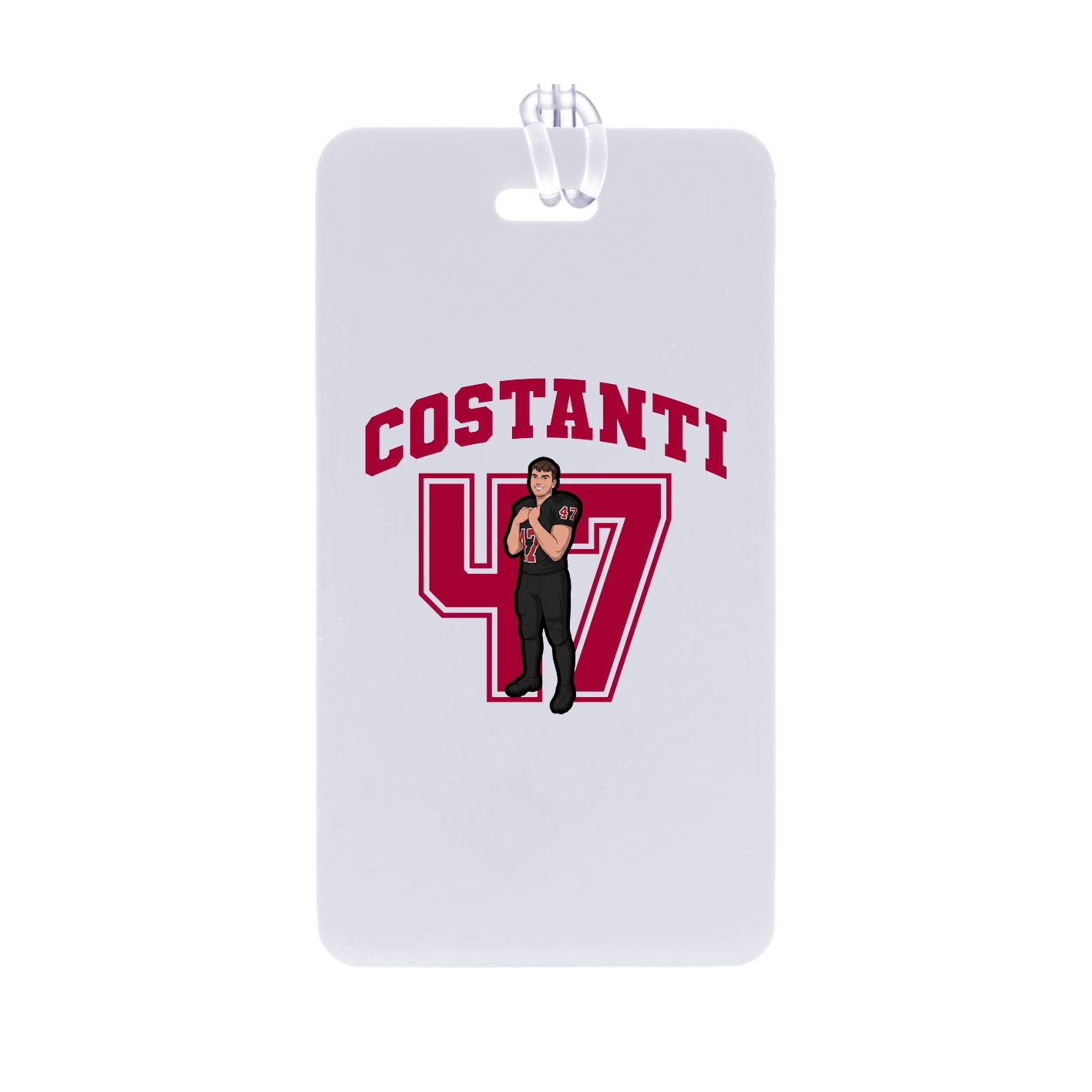 Bag Tag — Number in Classic