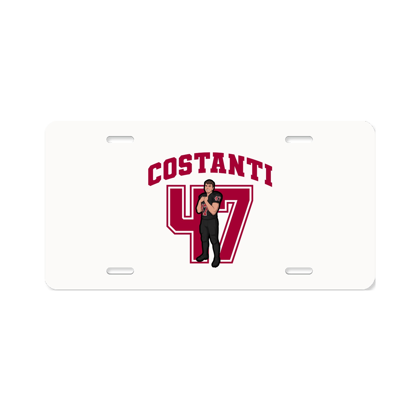 License Plate — Number in Classic