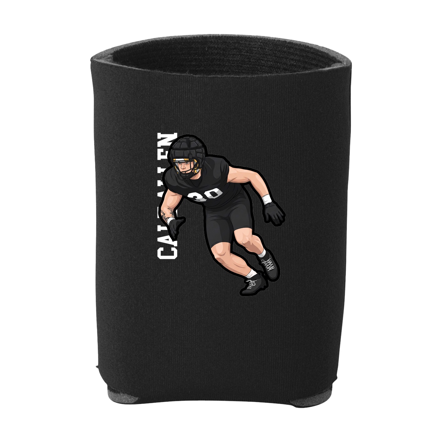 Can Holder — Name Vertical in Black