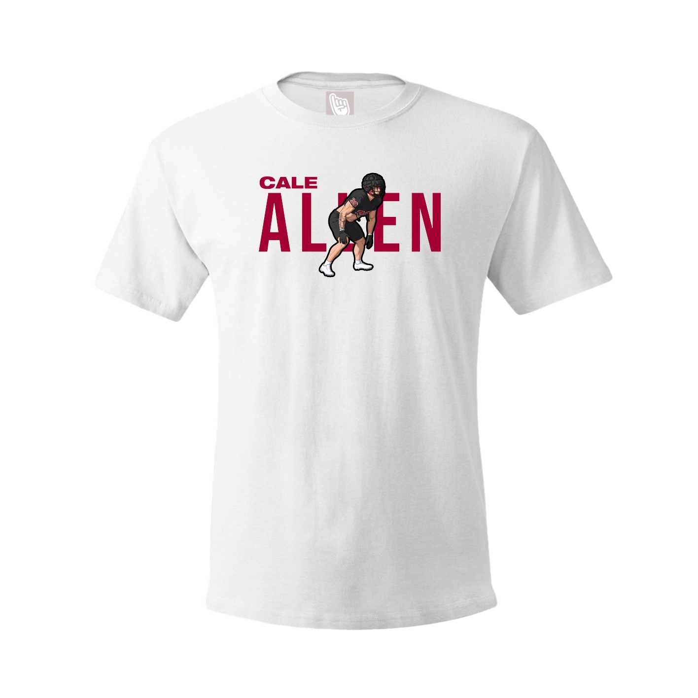 Youth Tee — Player Name in White