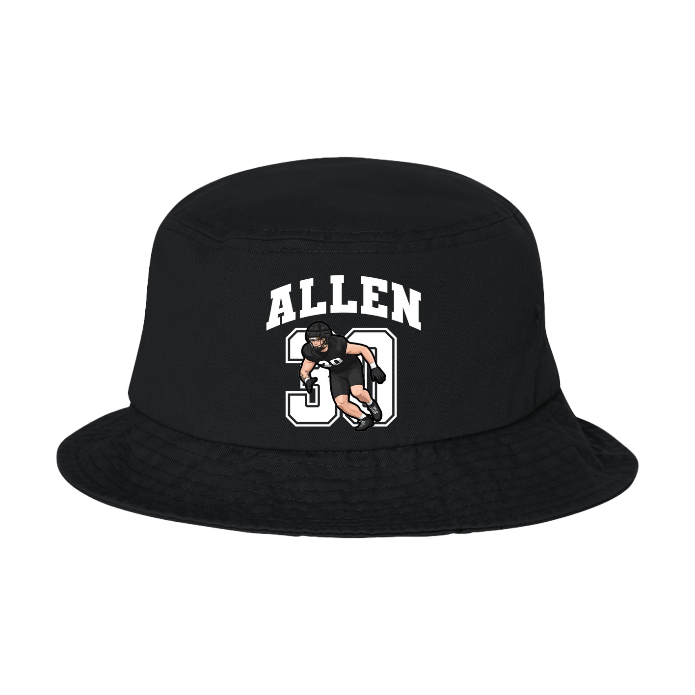 Bucket Cap — Number in Black