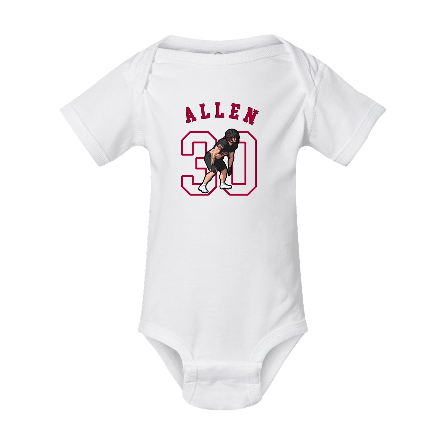 Baby Onesie — Shirsey Arch in White