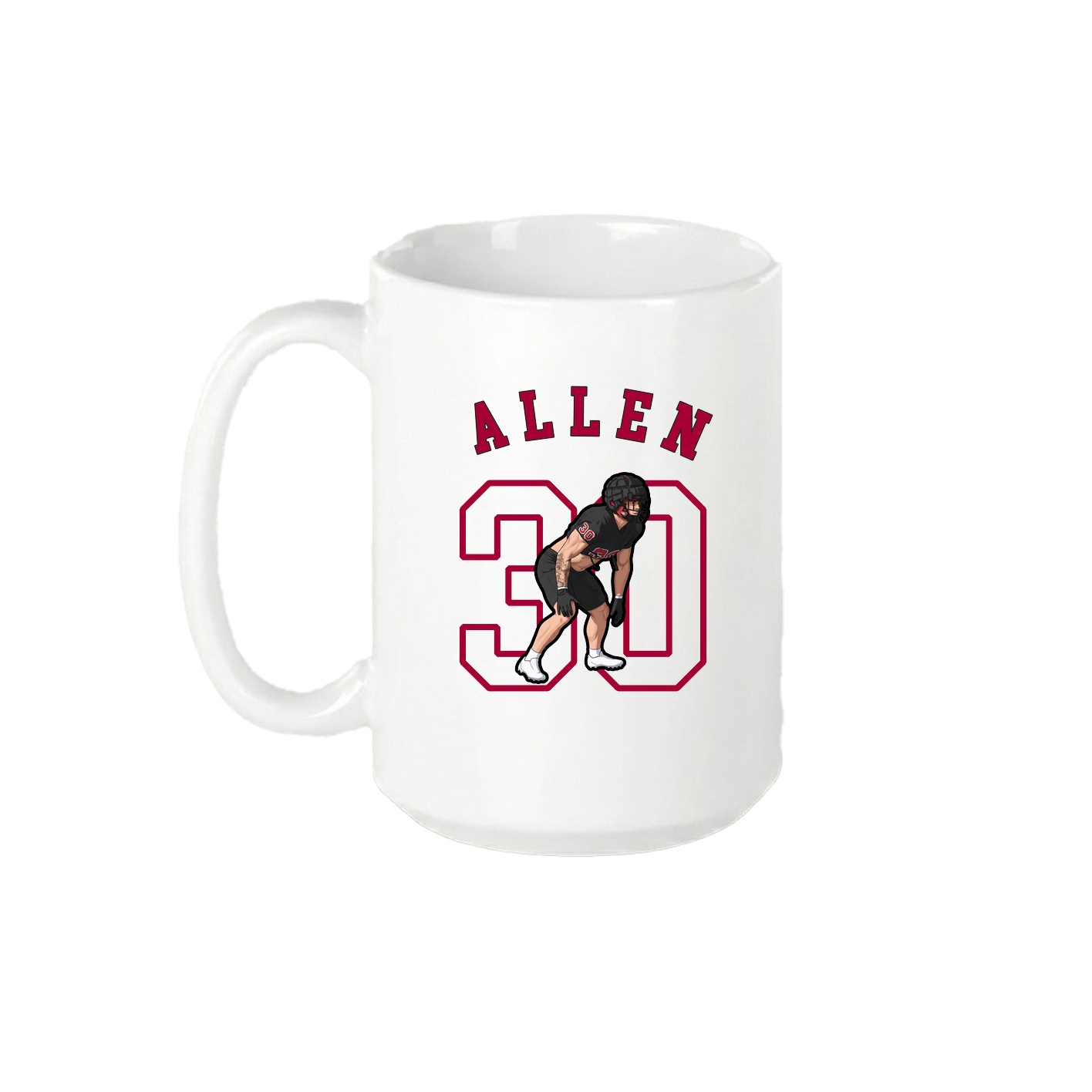 15oz Coffee Mug — Shirsey Arch in White