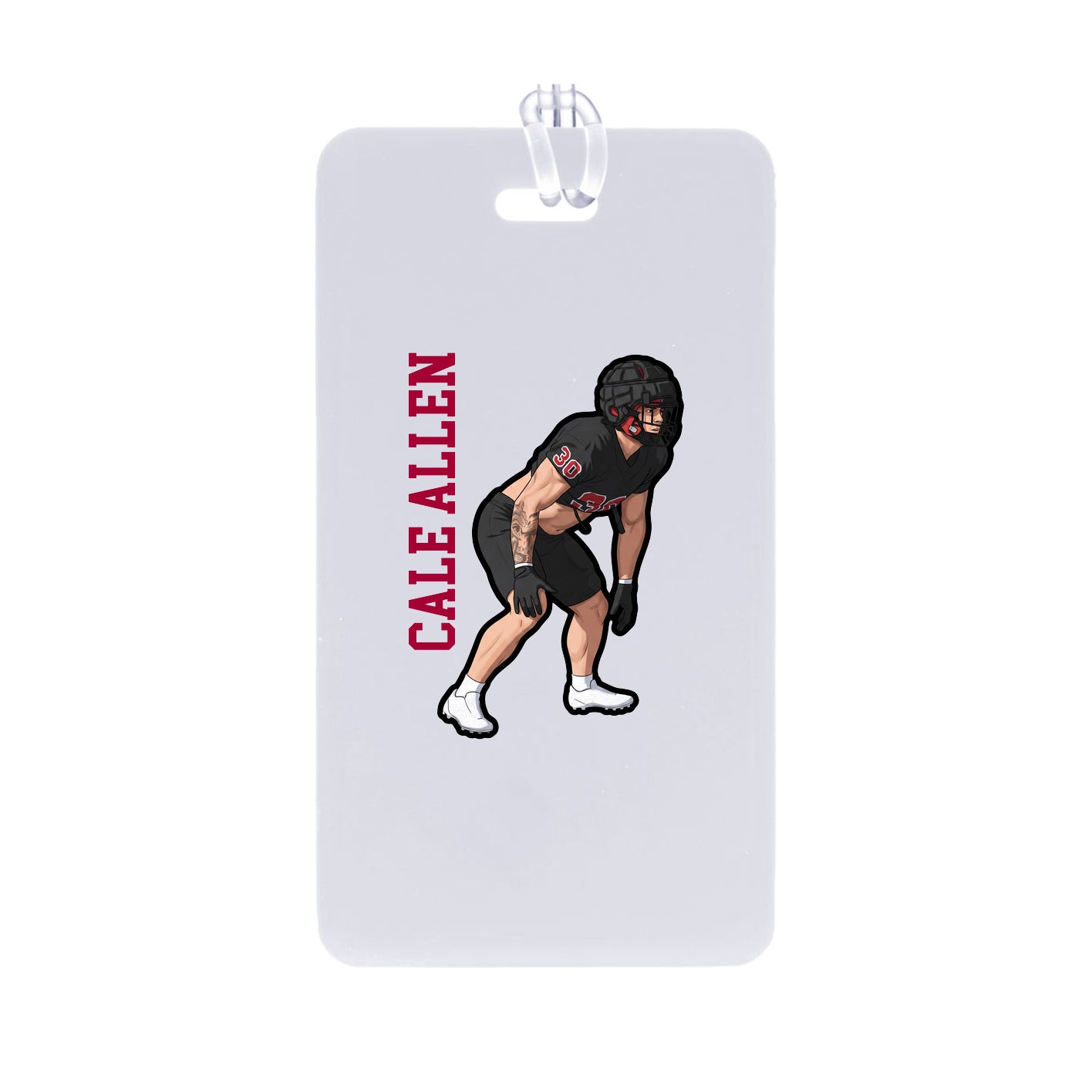 Bag Tag — Name Vertical in Classic