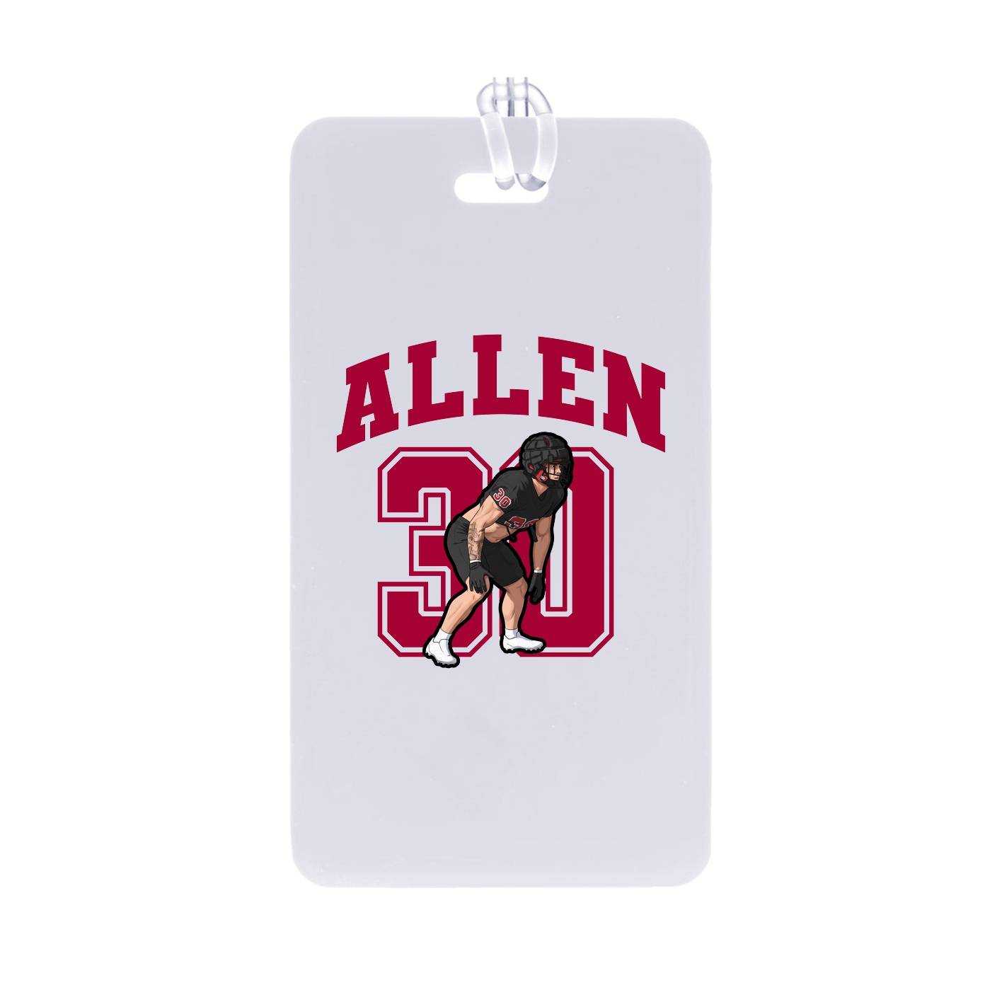 Bag Tag — Number in Classic