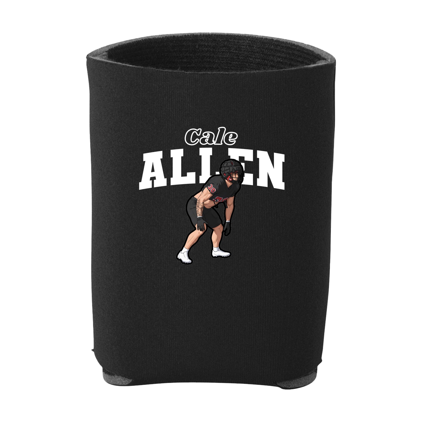 Can Holder — Name Arch in Black