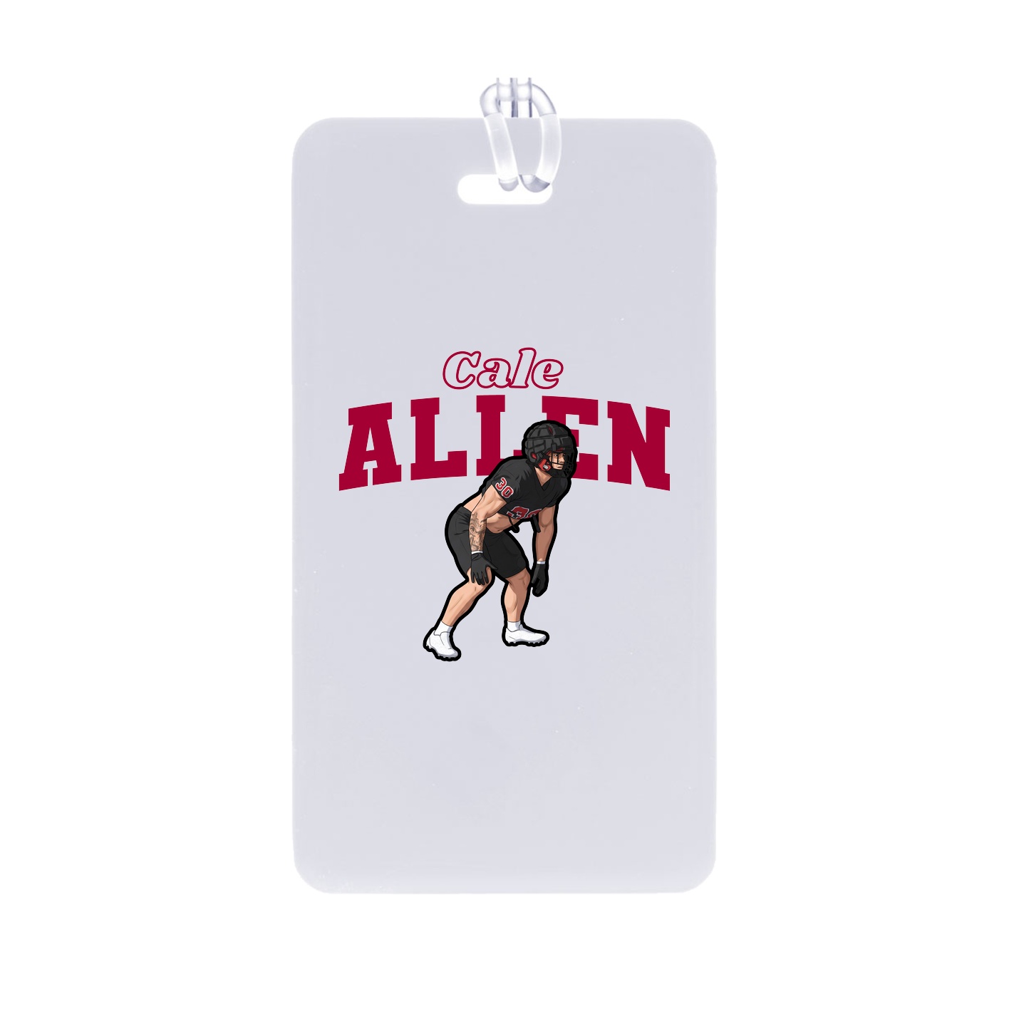 Bag Tag — Name Arch in Classic