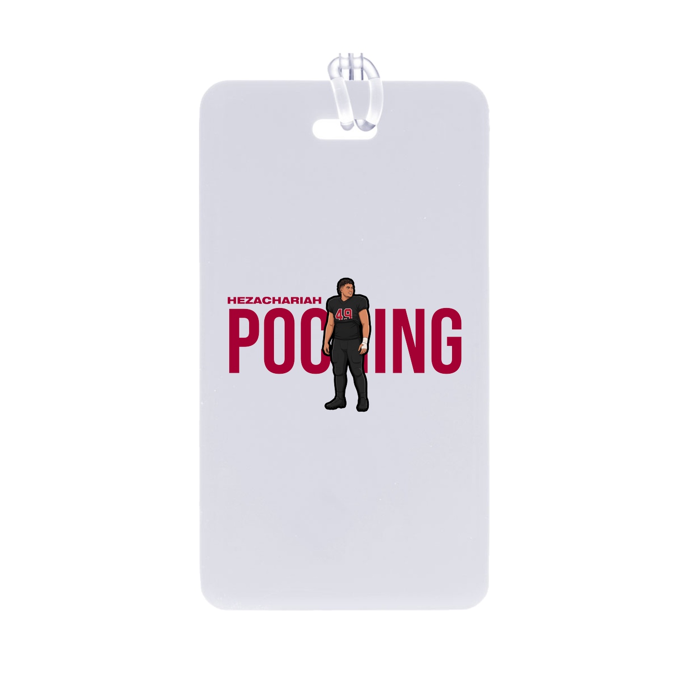 Bag Tag — Player Name in Classic