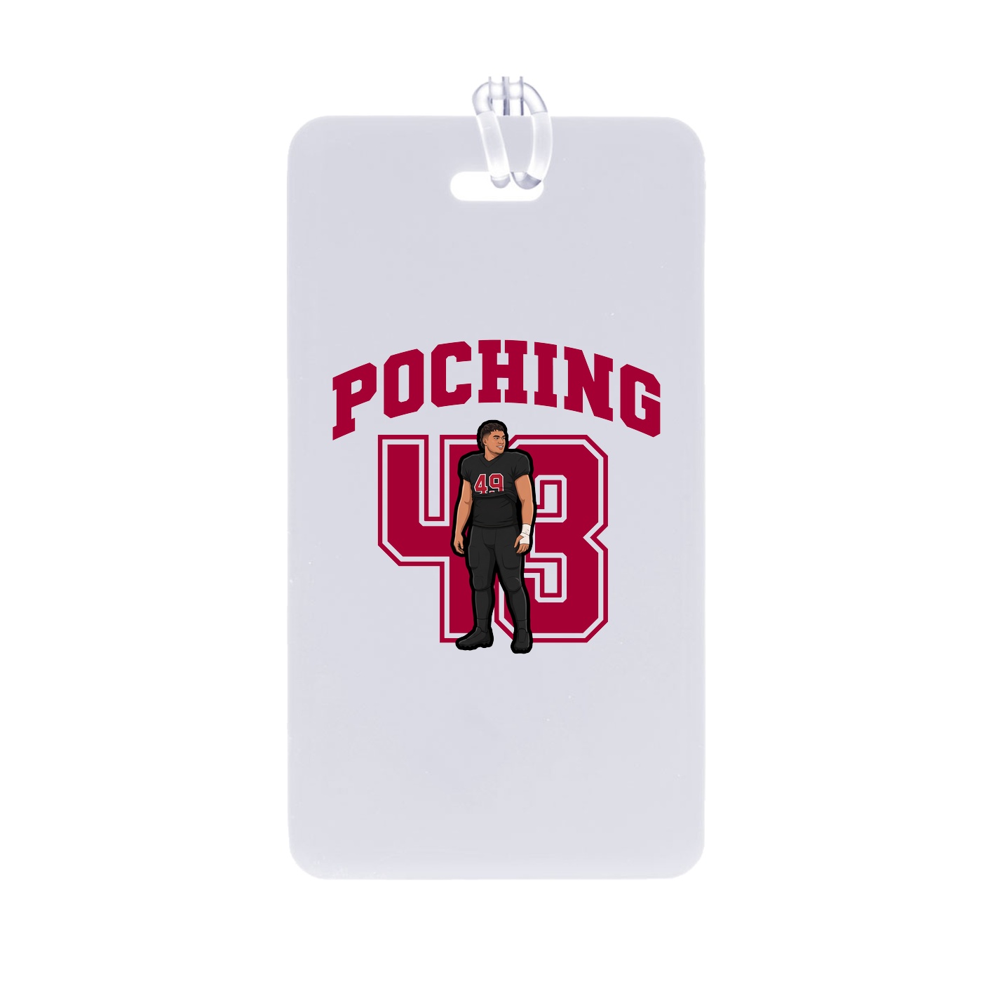 Bag Tag — Number in Classic