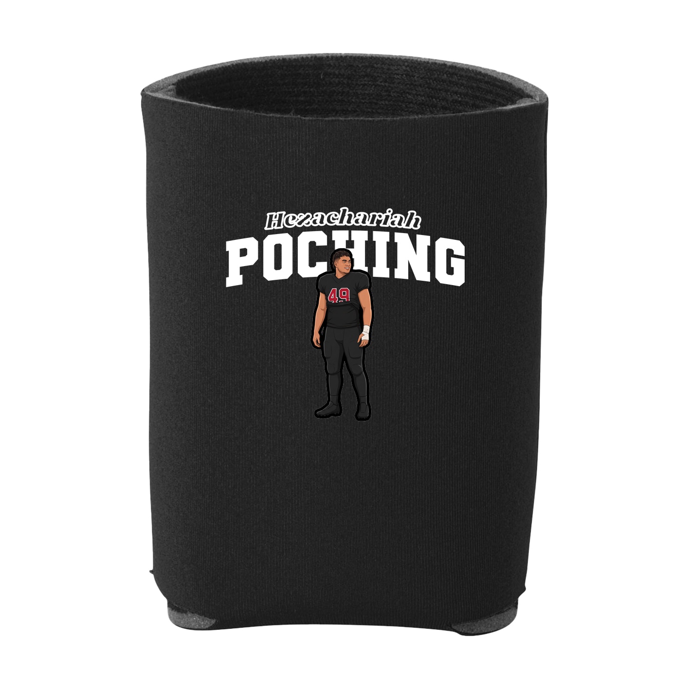 Can Holder — Name Arch in Black