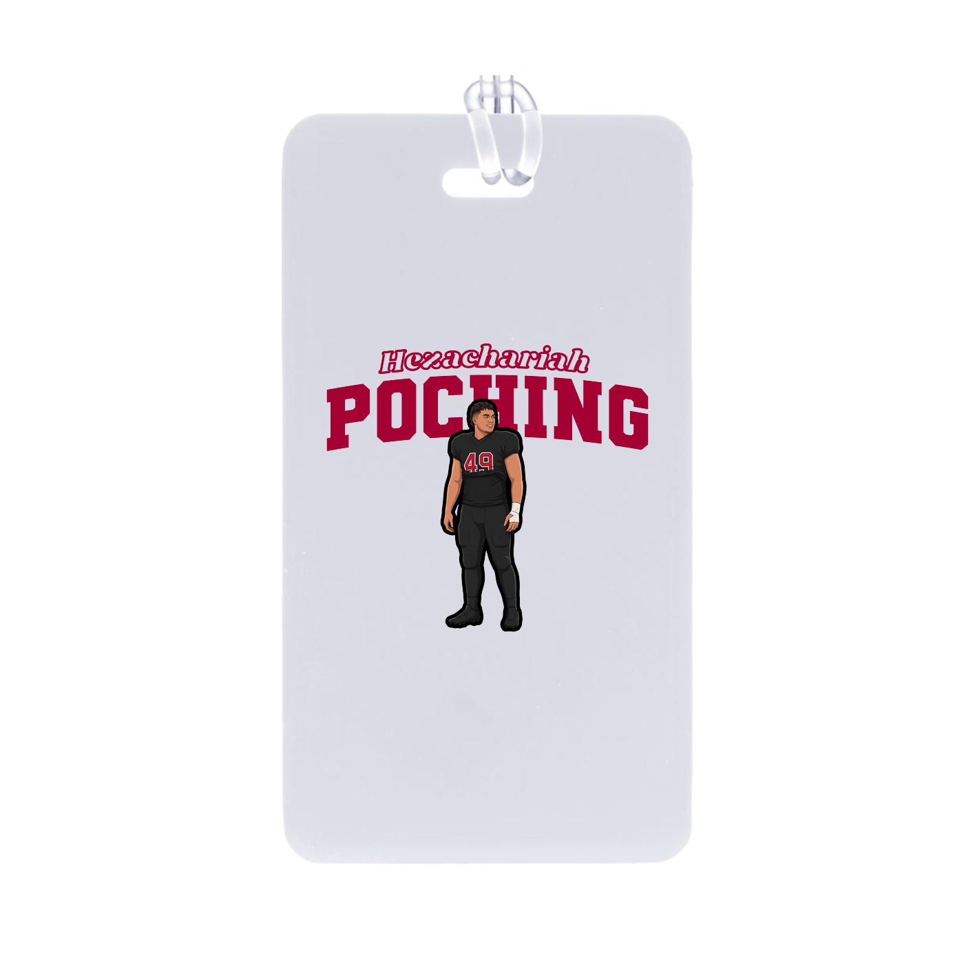 Bag Tag — Name Arch in Classic