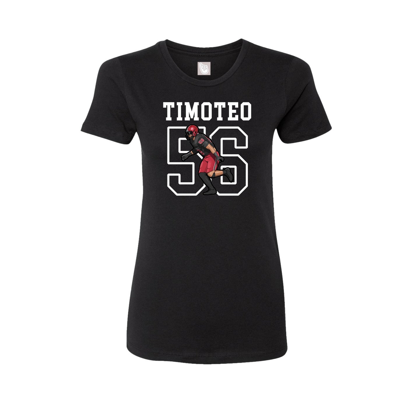 Fitted Women's Tee — Shirsey in Black
