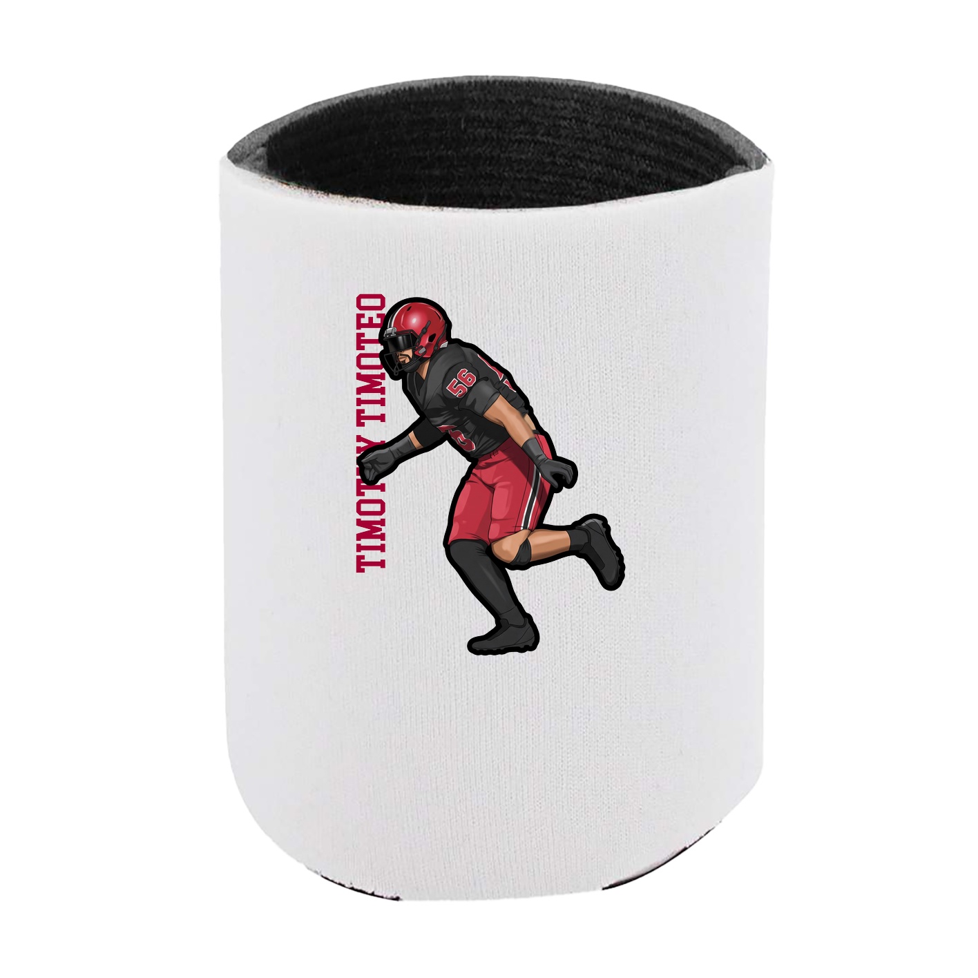 Can Holder — Name Vertical in White