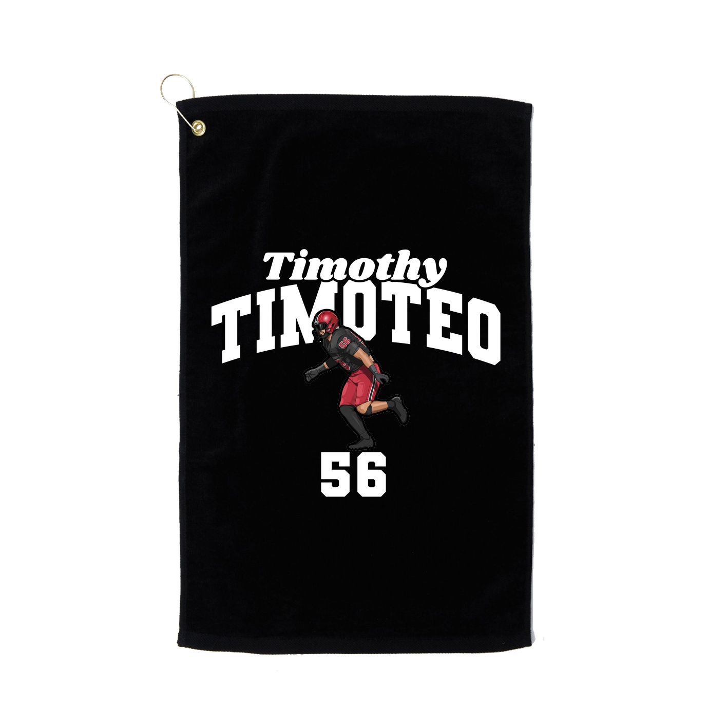 Golf Towel — Signature Arch in Black