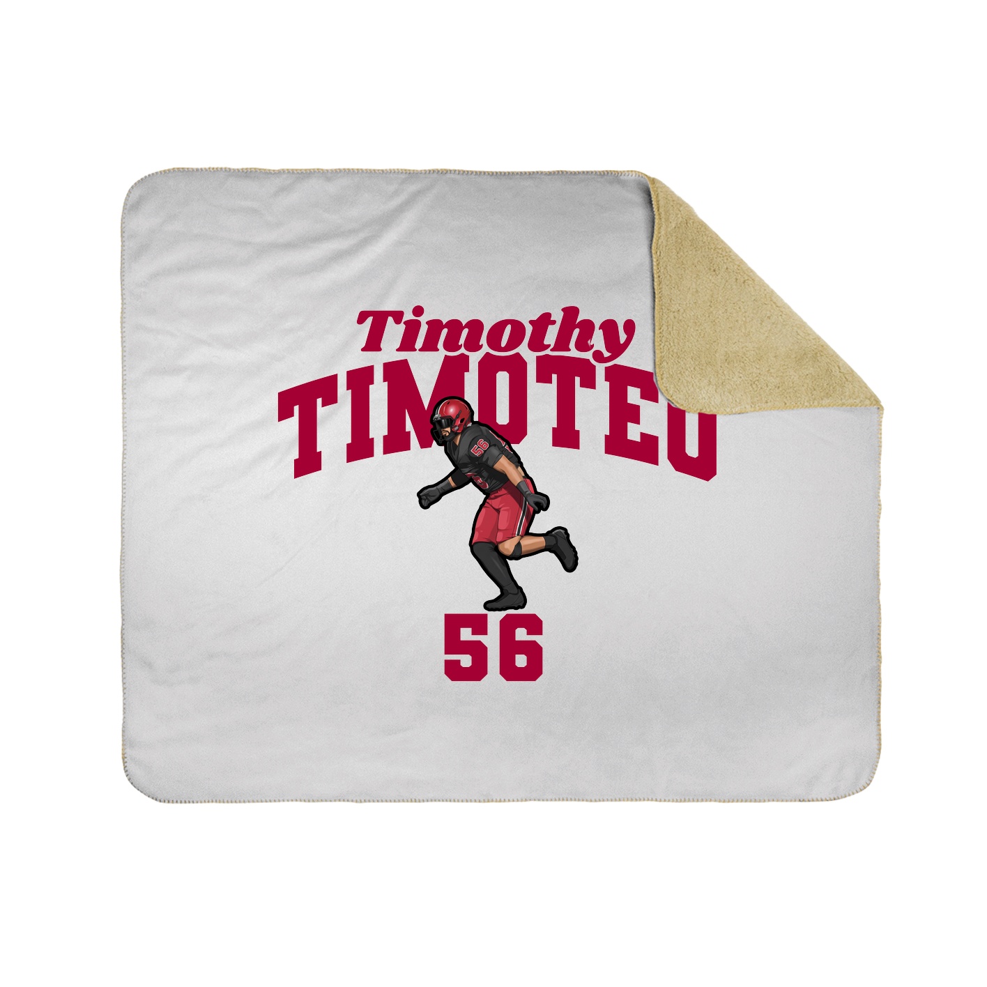 Throw Blanket — Signature Arch in White