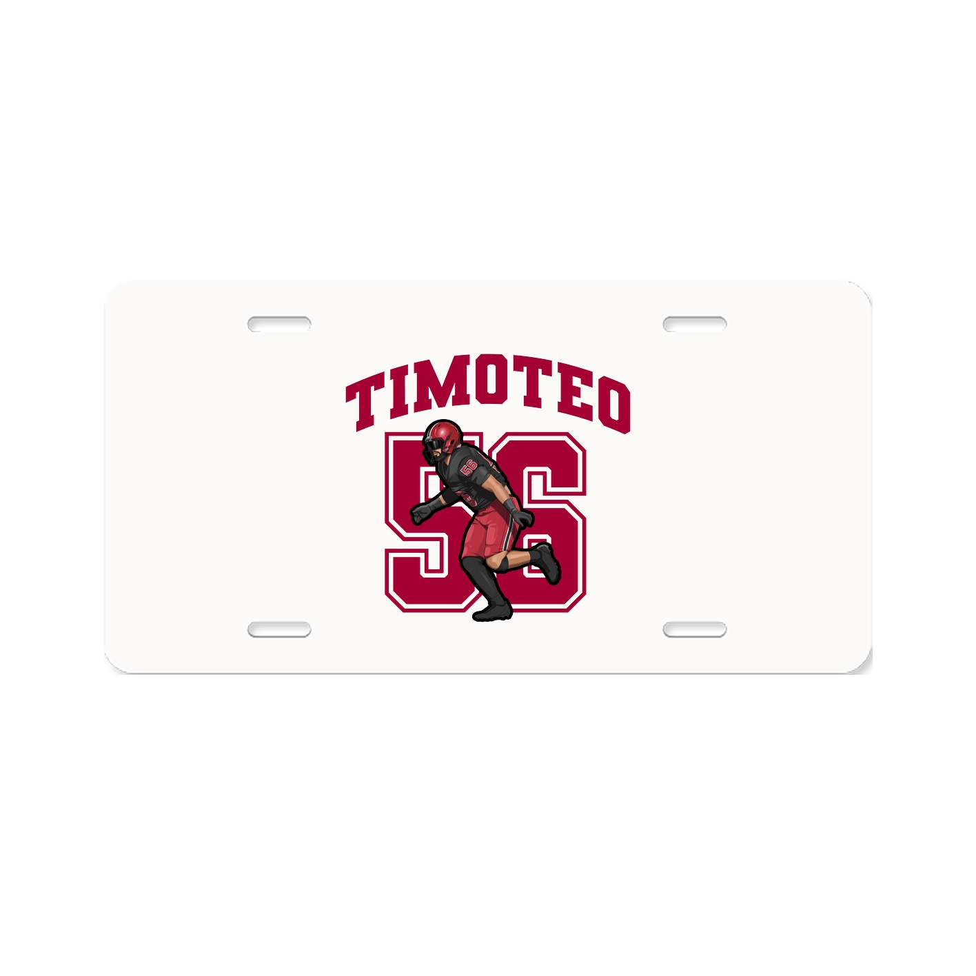 License Plate — Number in Classic