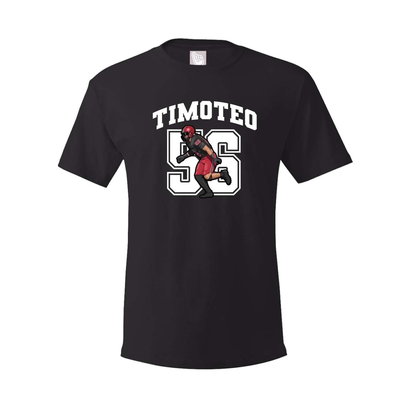 Youth Tee — Number in Black