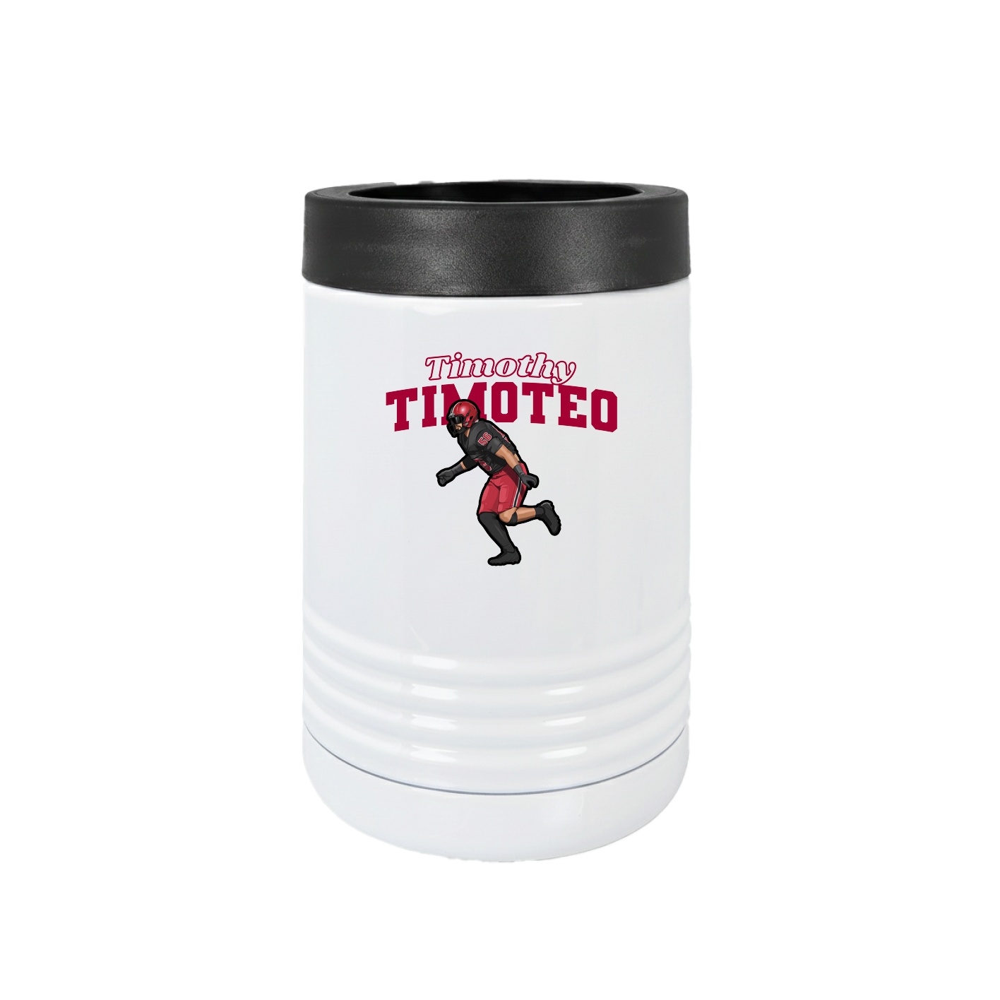 Beverage Holder — Name Arch in White