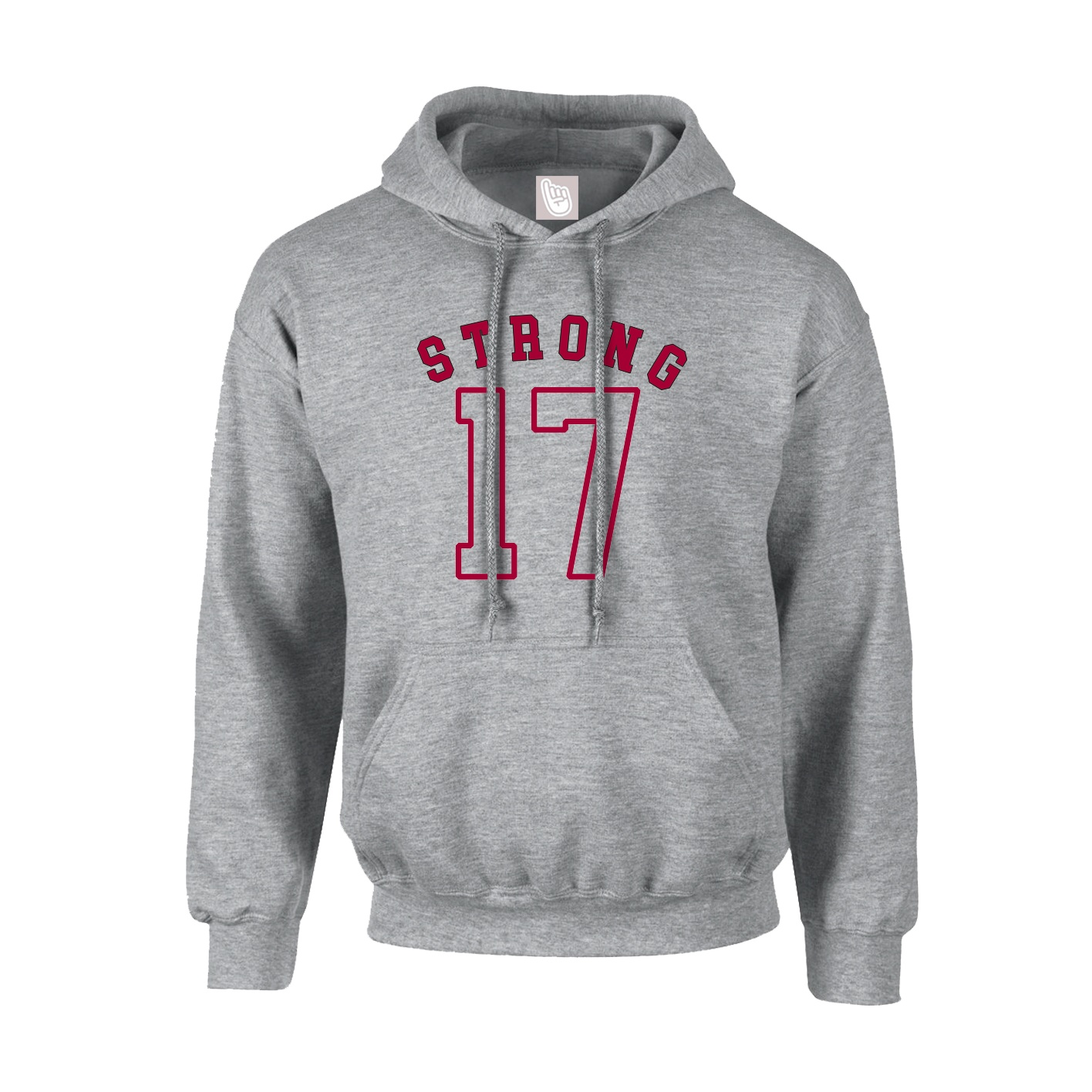 Youth Hoodie — Shirsey Arch in Grey