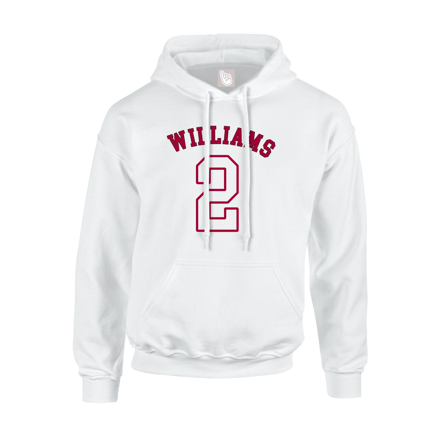 Youth Hoodie — Shirsey Arch in White