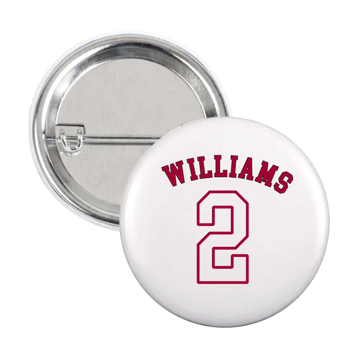 Game Day Button — Shirsey Arch in White