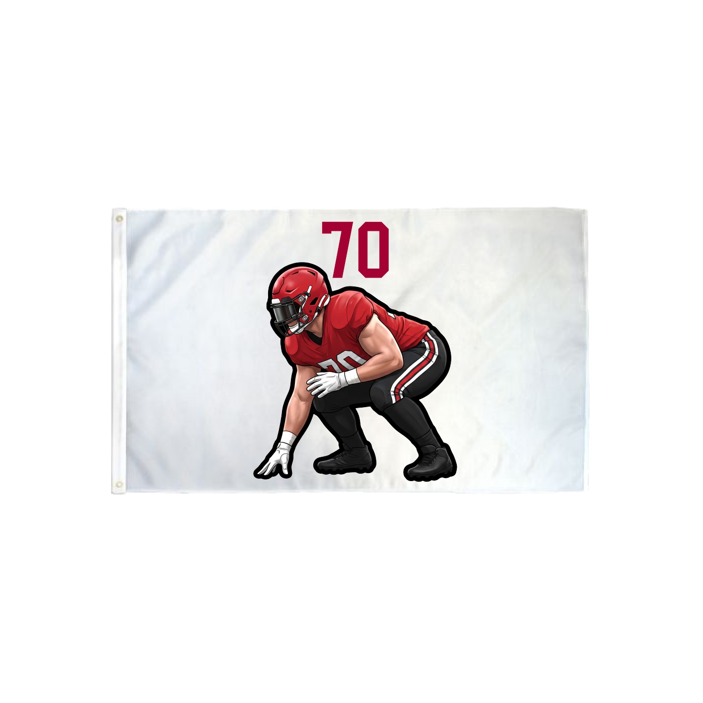 3x5 Flag — Number Top in Classic