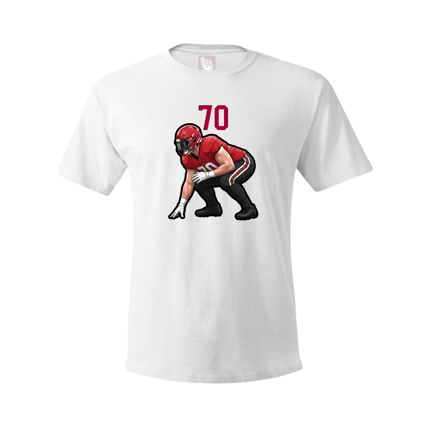 Tee — Number Top in White