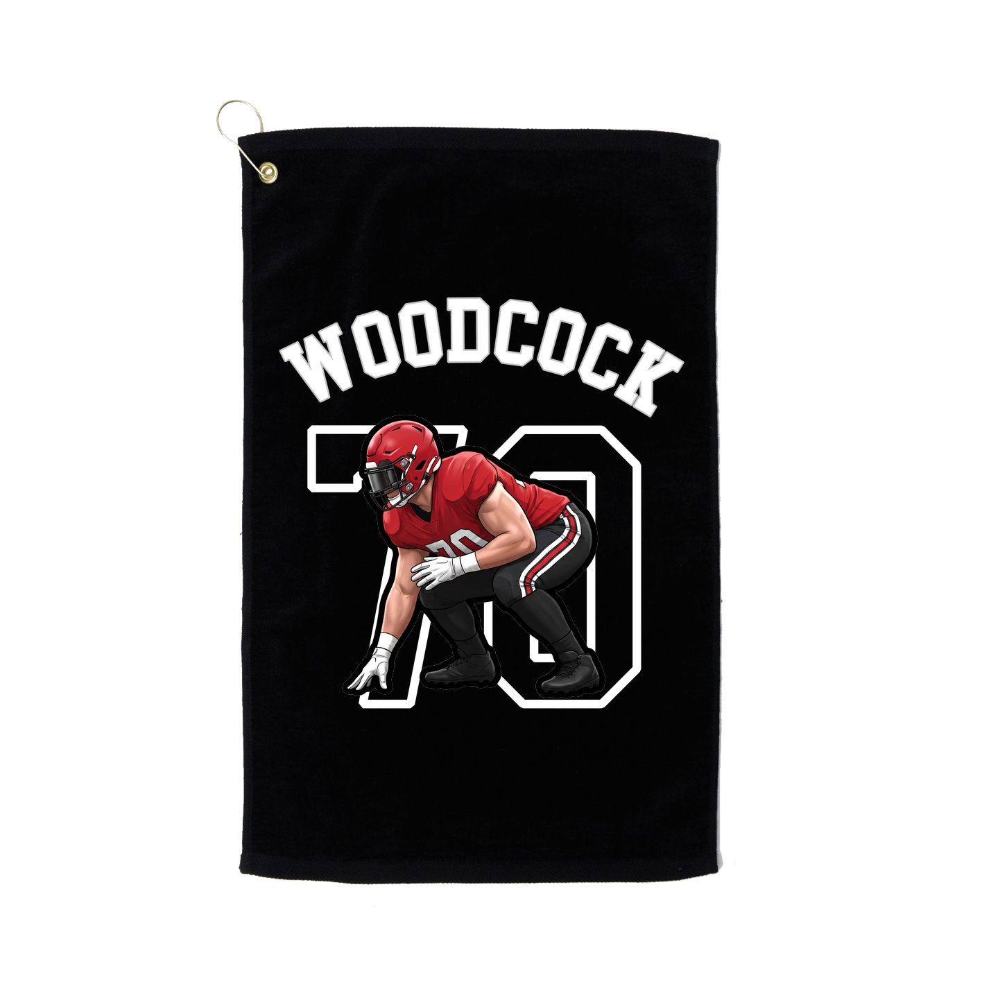 Golf Towel — Shirsey Arch in Black